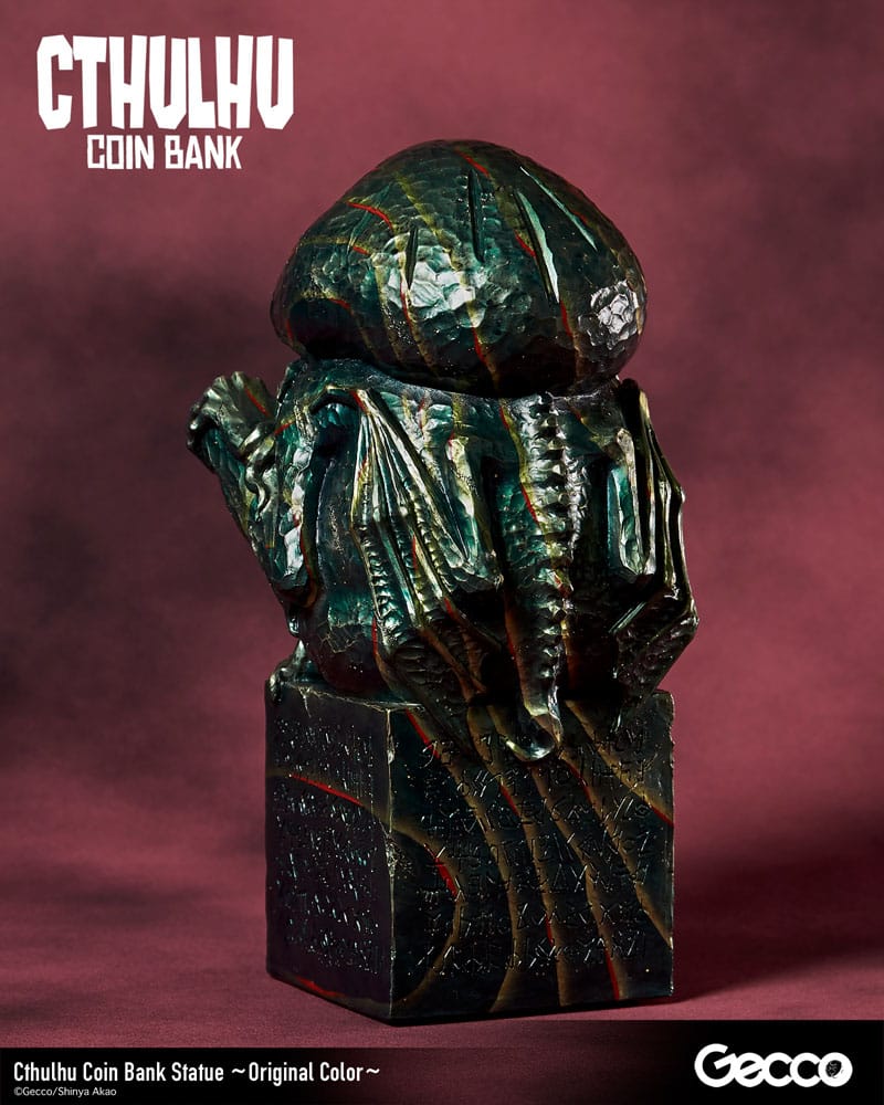 H.P. Lovecraft Cthulhu Mythos Spardosen Statue Cthulhu (Original Color) 24 cm
