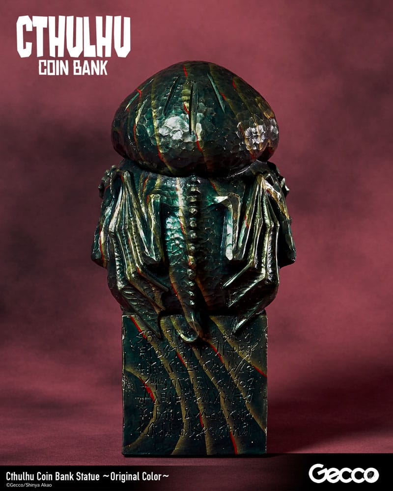 H.P. Lovecraft Cthulhu Mythos Spardosen Statue Cthulhu (Original Color) 24 cm