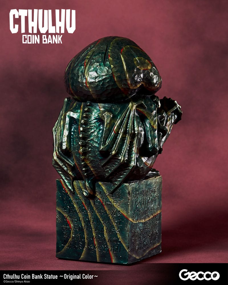 H.P. Lovecraft Cthulhu Mythos Spardosen Statue Cthulhu (Original Color) 24 cm