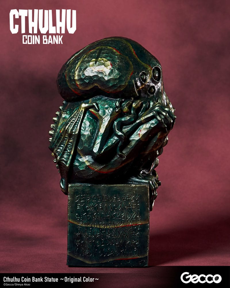 H.P. Lovecraft Cthulhu Mythos Spardosen Statue Cthulhu (Original Color) 24 cm