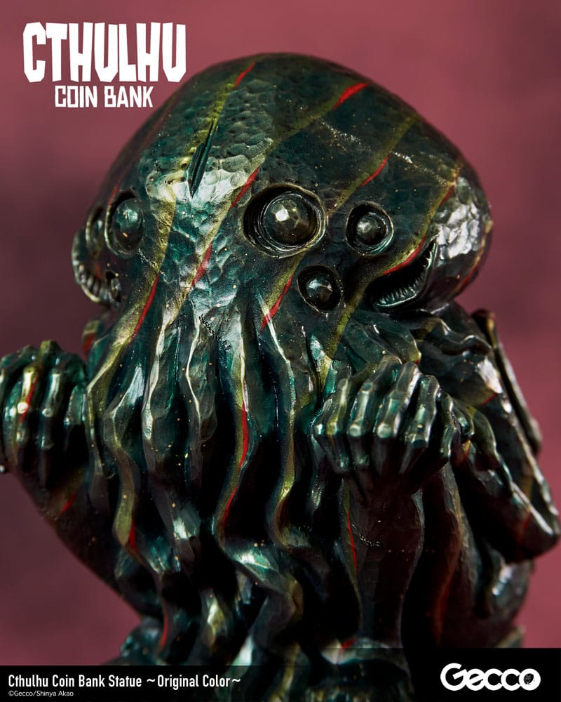 H.P. Lovecraft Cthulhu Mythos Spardosen Statue Cthulhu (Original Color) 24 cm