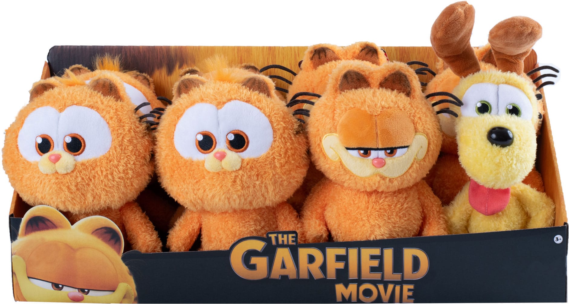 Garfield Plüschfiguren 20 cm Sortiment (8)           