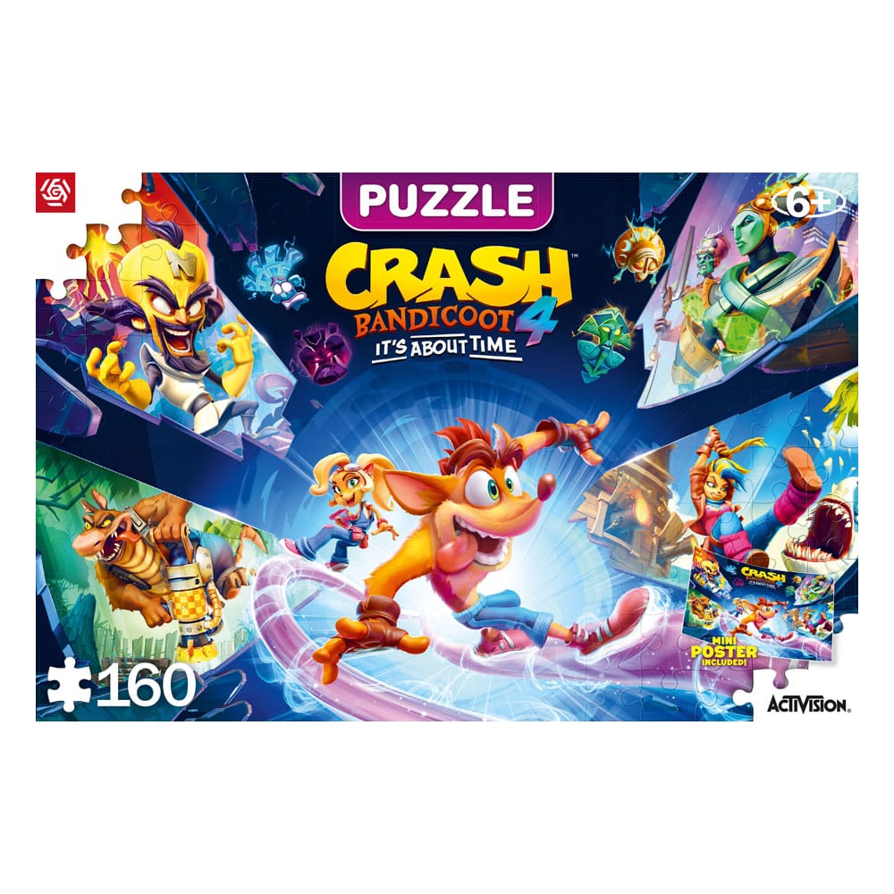 Crash Bandicoot 4 Kids Puzzle It's About Time (160 Teile)