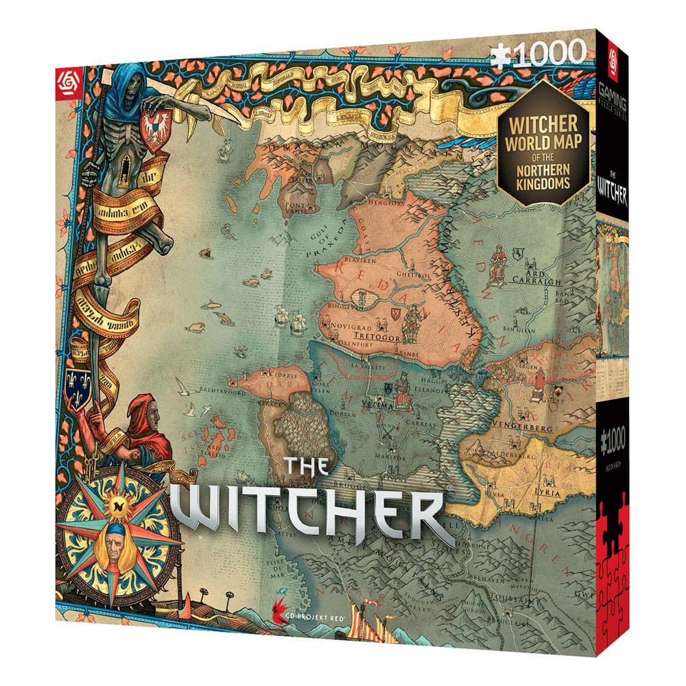 The Witcher 3 Gaming Puzzle The Northern Kingdoms (1000 Teile)