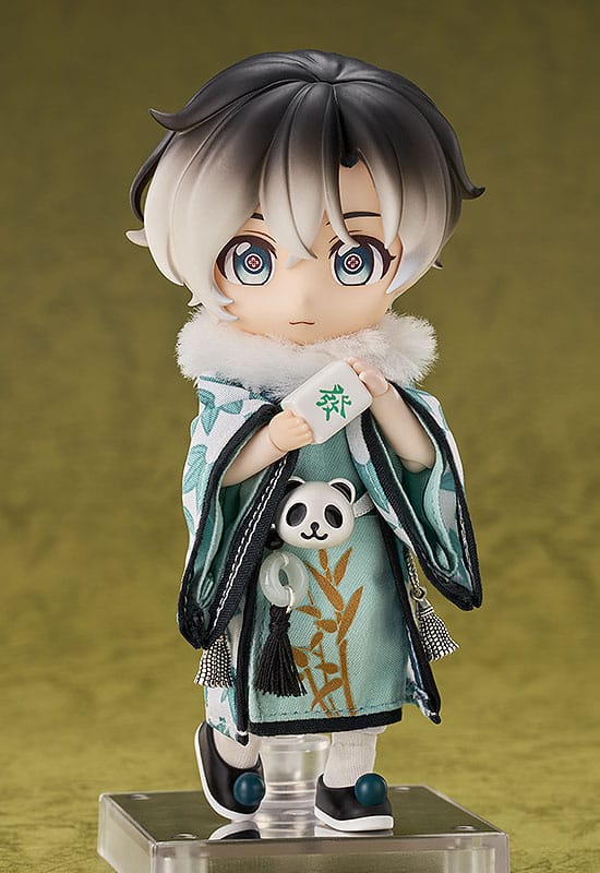 Original Character Nendoroid Doll Actionfigur Chinese-Style Panda Mahjong: Laurier 14 cm