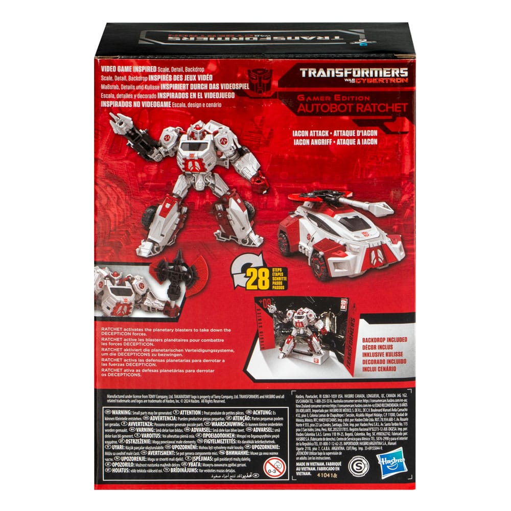 Transformers: War for Cybertron Studio Series Voyager Class Actionfigur Gamer Edition Autobot Ratchet 16 cm