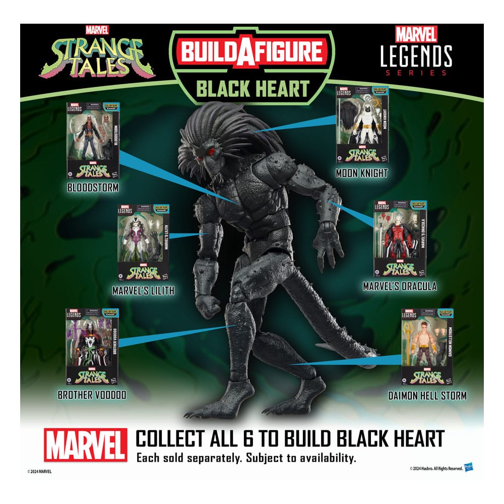 Strange Tales Marvel Legends Actionfigur Marvel's Dracula (BAF: Blackheart) 15 cm