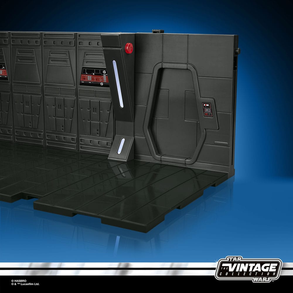 Star Wars: The Mandalorian Vintage Collection Moff Gideon's Imperial Light Cruiser Hallway mit Mandalorian Privateer Actionfigur 10 cm