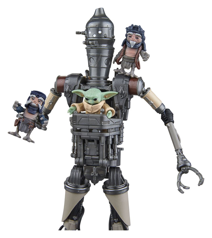 Star Wars: The Mandalorian Black Series Actionfiguren 2er-Pack IG-12 & Grogu 15 cm