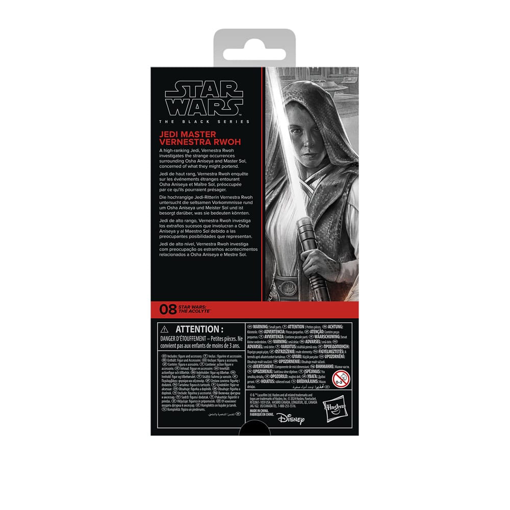Star Wars: The Acolyte Black Series Actionfigur Jedi Master Vernestra Rwoh 15 cm