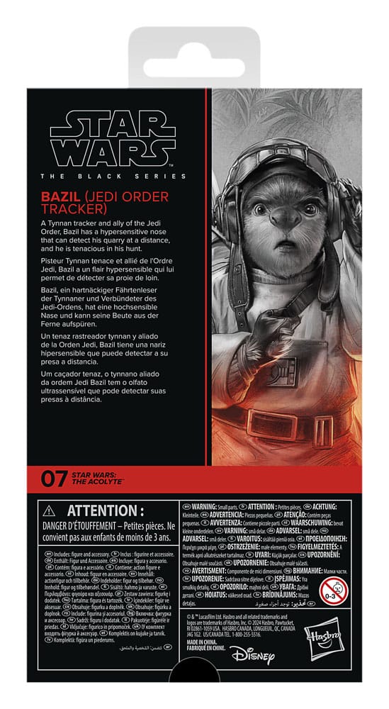 Star Wars: The Acolyte Black Series Actionfigur Bazil (Jedi Order Tracker) 10 cm