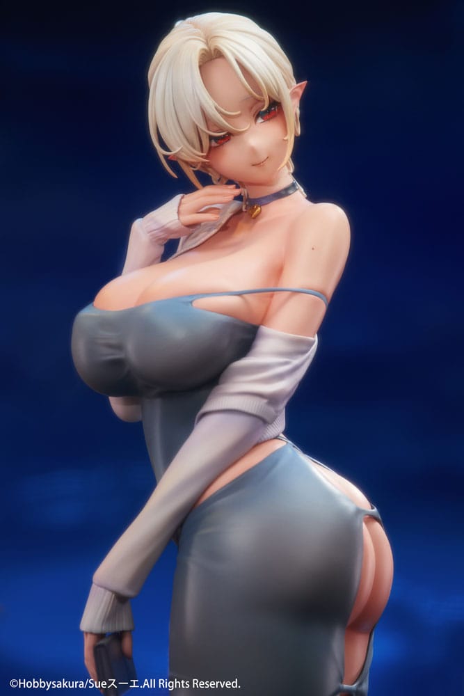 Original Character PVC Statue 1/7 Hitozuma Elf Illustration by Sue Another Color 26 cm