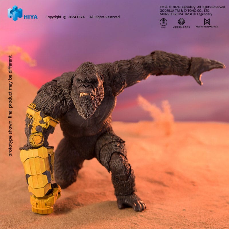 Godzilla x Kong: The New Empire Exquisite Basic Actionfigur Kong B.E.A.S.T. Glove Ver. 16 cm