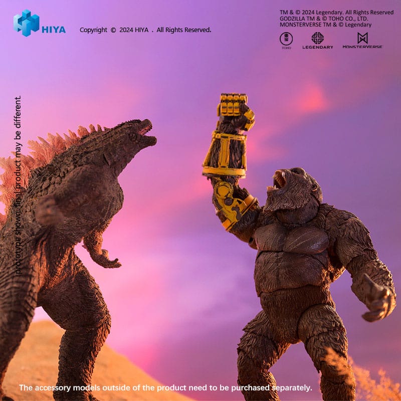 Godzilla x Kong: The New Empire Exquisite Basic Actionfigur Kong B.E.A.S.T. Glove Ver. 16 cm