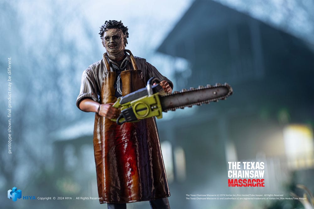 Texas Chainsaw Massacre (1974) Exquisite Mini Actionfigur 1/18 LeatherFace - Killing Mask 11 cm