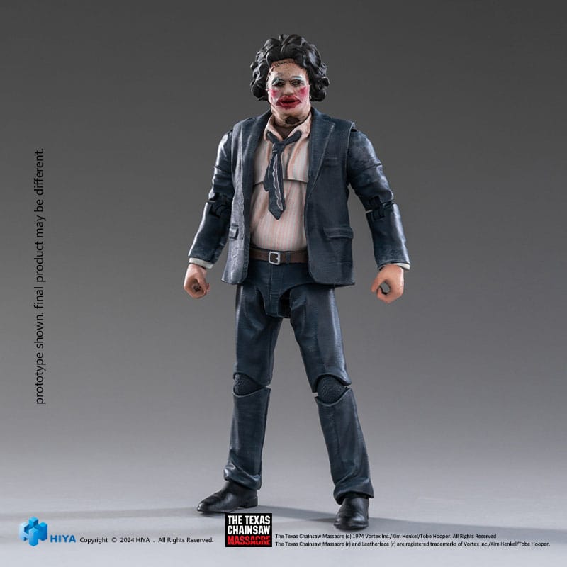 Texas Chainsaw Massacre (1974) Exquisite Mini Actionfigur 1/18 LeatherFace - Pretty Woman Mask 11 cm