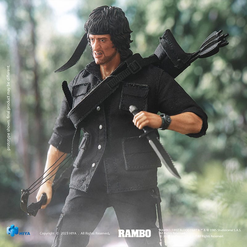 Rambo Exquisite Super Series Actionfigur 1/12 First Blood II John Rambo 16 cm