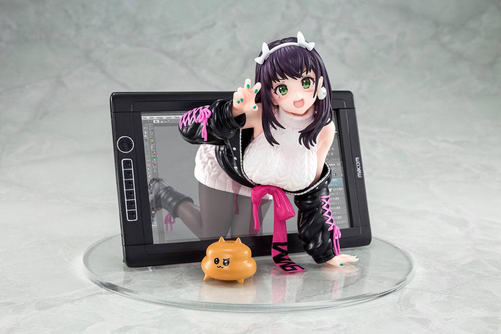 Original Character PVC Statue 1/6 Nishiza-san Illustration by Nishizawa 18 cm