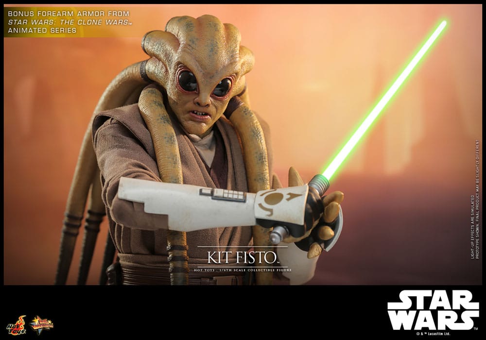 Star Wars Movie Masterpiece Actionfigur 1/6 Kit Fisto 32 cm