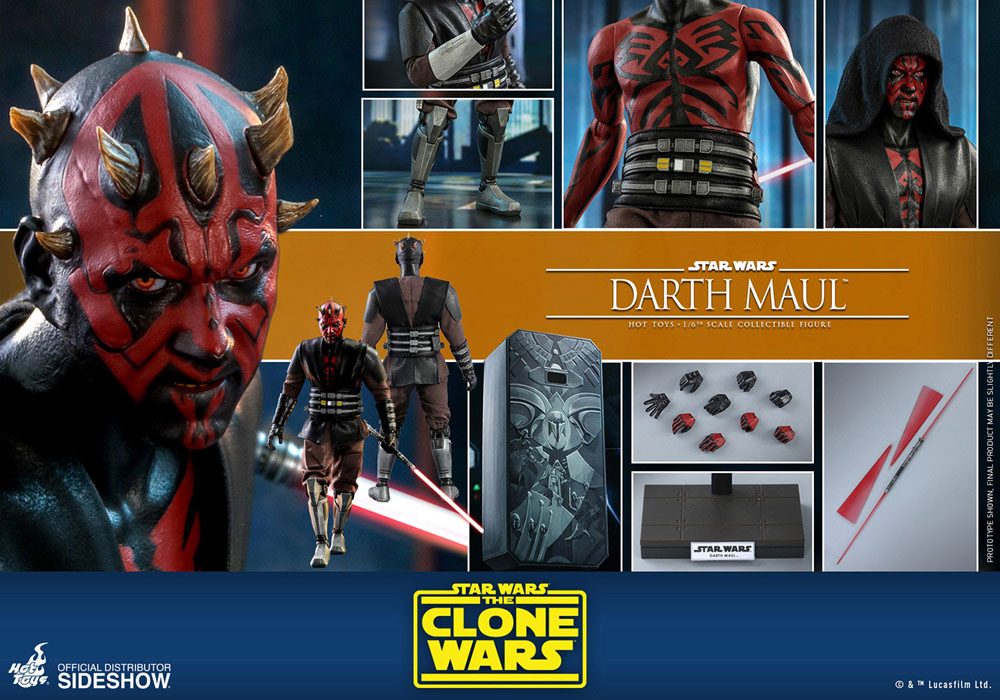 Star Wars The Clone Wars Actionfigur 1/6 Darth Maul 29 cm