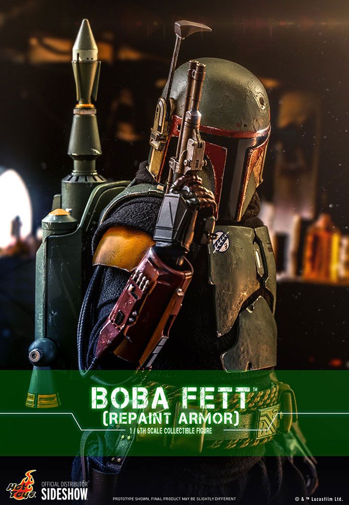 Star Wars The Mandalorian Actionfigur 1/6 Boba Fett (Repaint Armor) 30 cm
