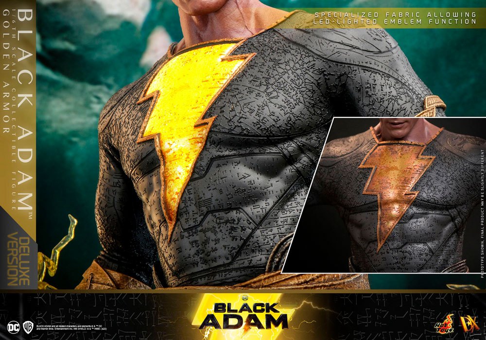 Black Adam DX Actionfigur 1/6 Black Adam (Golden Armor) Deluxe Version 33 cm