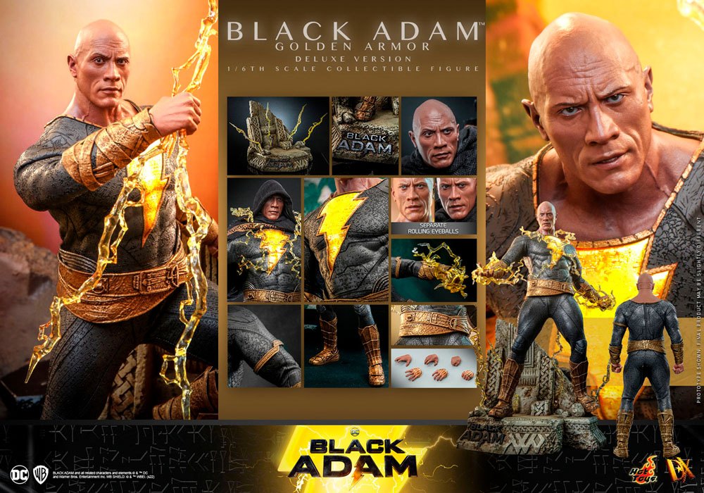 Black Adam DX Actionfigur 1/6 Black Adam (Golden Armor) Deluxe Version 33 cm