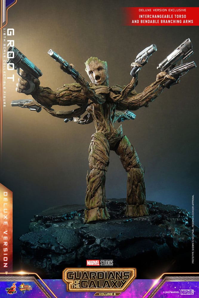 Guardians of the Galaxy Vol. 3 Movie Masterpiece Actionfigur 1/6 Groot (Deluxe Version) 32 cm