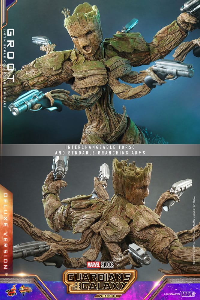 Guardians of the Galaxy Vol. 3 Movie Masterpiece Actionfigur 1/6 Groot (Deluxe Version) 32 cm