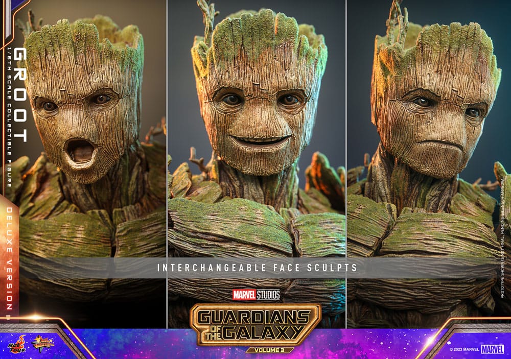 Guardians of the Galaxy Vol. 3 Movie Masterpiece Actionfigur 1/6 Groot (Deluxe Version) 32 cm