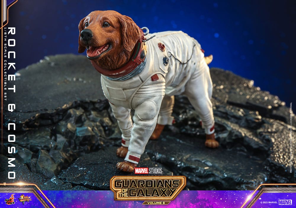 Guardians of the Galaxy Vol. 3 Movie Masterpiece Actionfiguren 1/6 Rocket & Cosmo 16 cm
