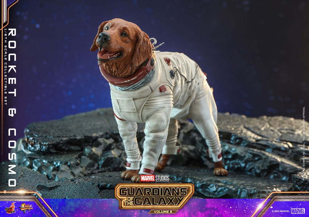 Guardians of the Galaxy Vol. 3 Movie Masterpiece Actionfiguren 1/6 Rocket & Cosmo 16 cm
