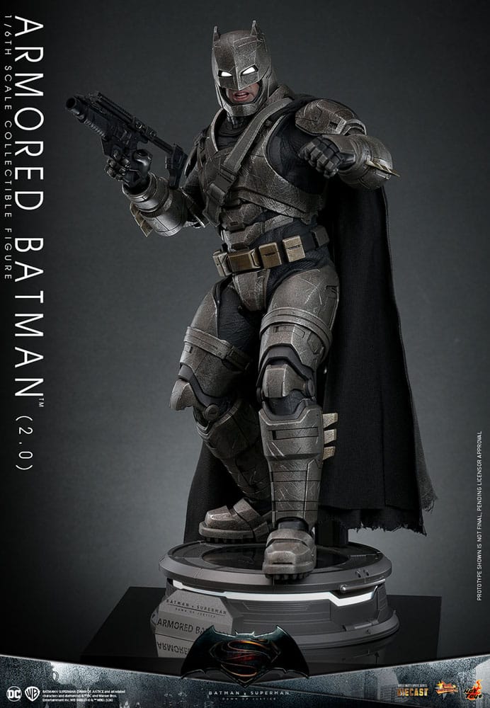 Batman v Superman: Dawn of Justice Movie Masterpiece Actionfigur 1/6 Armored Batman 2.0 33 cm