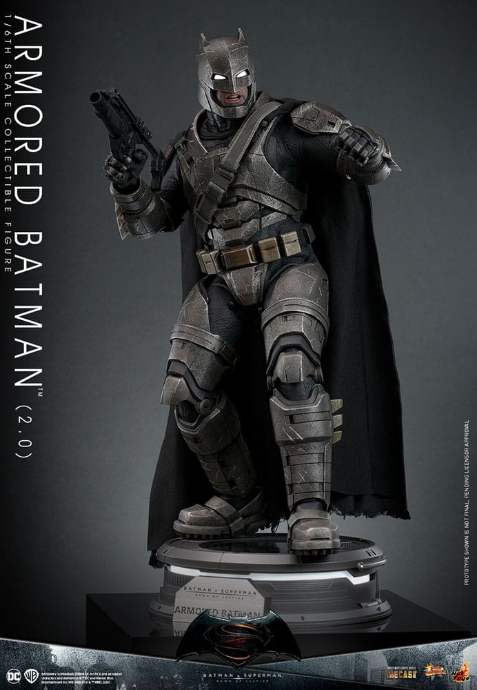 Batman v Superman: Dawn of Justice Movie Masterpiece Actionfigur 1/6 Armored Batman 2.0 33 cm