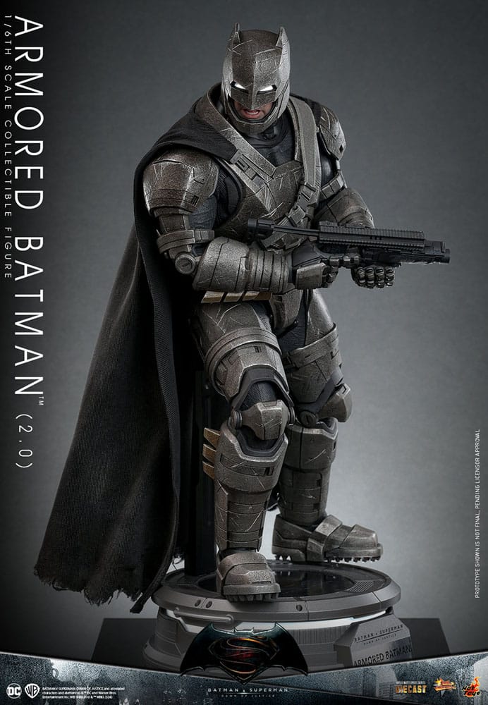 Batman v Superman: Dawn of Justice Movie Masterpiece Actionfigur 1/6 Armored Batman 2.0 33 cm