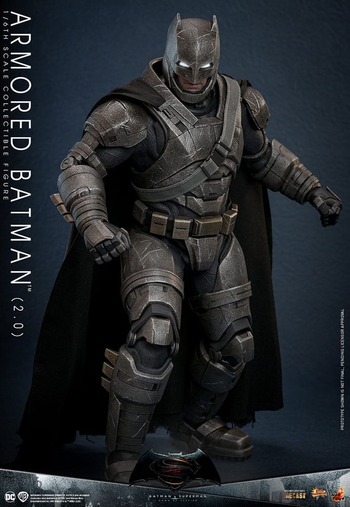 Batman v Superman: Dawn of Justice Movie Masterpiece Actionfigur 1/6 Armored Batman 2.0 33 cm