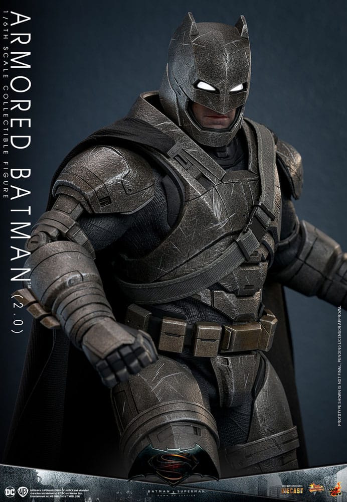 Batman v Superman: Dawn of Justice Movie Masterpiece Actionfigur 1/6 Armored Batman 2.0 33 cm