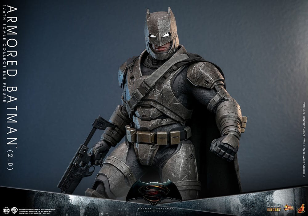 Batman v Superman: Dawn of Justice Movie Masterpiece Actionfigur 1/6 Armored Batman 2.0 33 cm