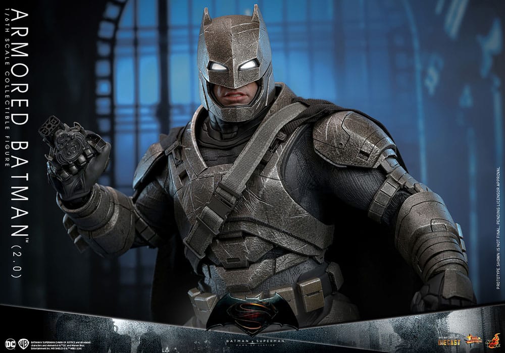 Batman v Superman: Dawn of Justice Movie Masterpiece Actionfigur 1/6 Armored Batman 2.0 33 cm