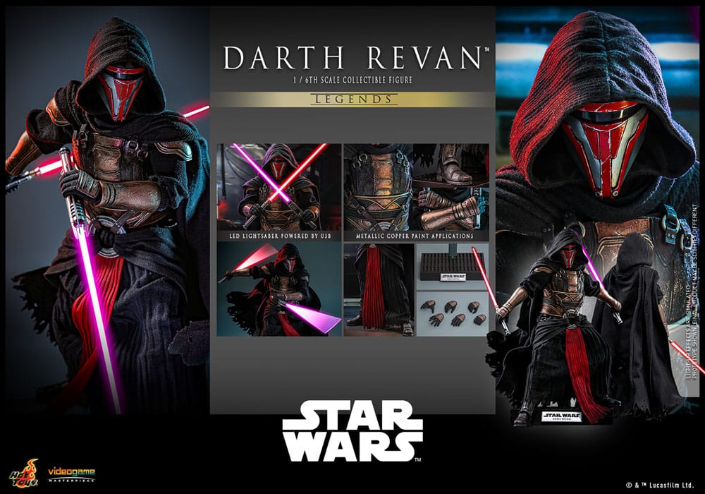 Star Wars Legends Videogame Masterpiece Actionfigur 1/6 Darth Revan 31 cm