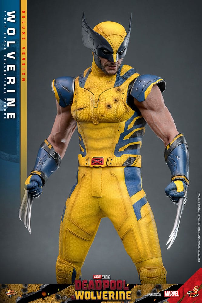 Deadpool & Wolverine Movie Masterpiece Actionfigur 1/6 Wolverine (Deluxe Version) 31 cm