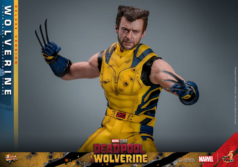 Deadpool & Wolverine Movie Masterpiece Actionfigur 1/6 Wolverine (Deluxe Version) 31 cm