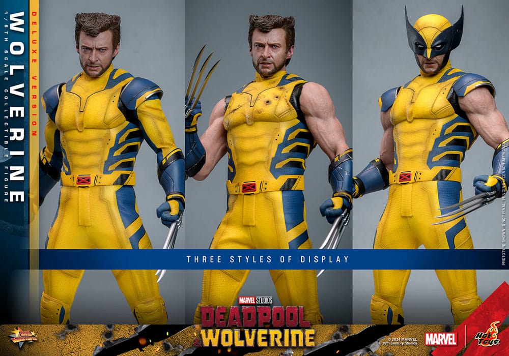 Deadpool & Wolverine Movie Masterpiece Actionfigur 1/6 Wolverine (Deluxe Version) 31 cm