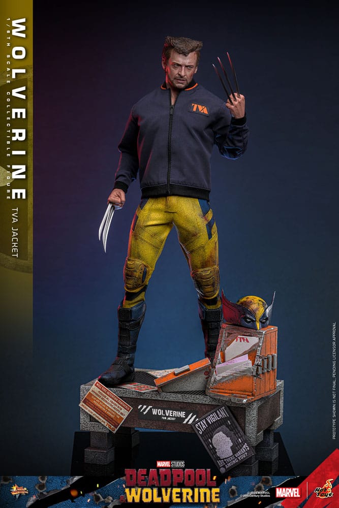 Deadpool & Wolverine Movie Masterpiece Actionfigur 1/6 Wolverine (TVA Jacket Version) 31 cm