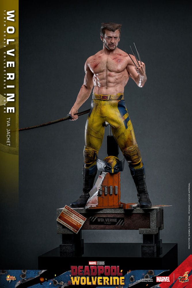 Deadpool & Wolverine Movie Masterpiece Actionfigur 1/6 Wolverine (TVA Jacket Version) 31 cm