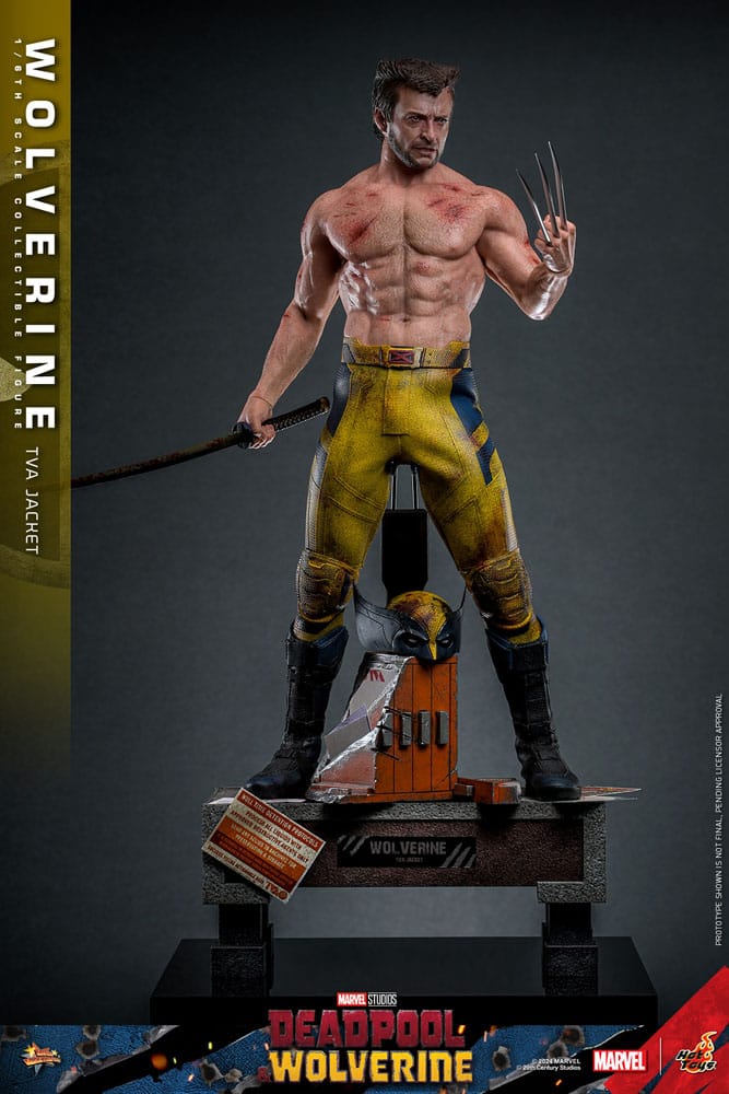Deadpool & Wolverine Movie Masterpiece Actionfigur 1/6 Wolverine (TVA Jacket Version) 31 cm