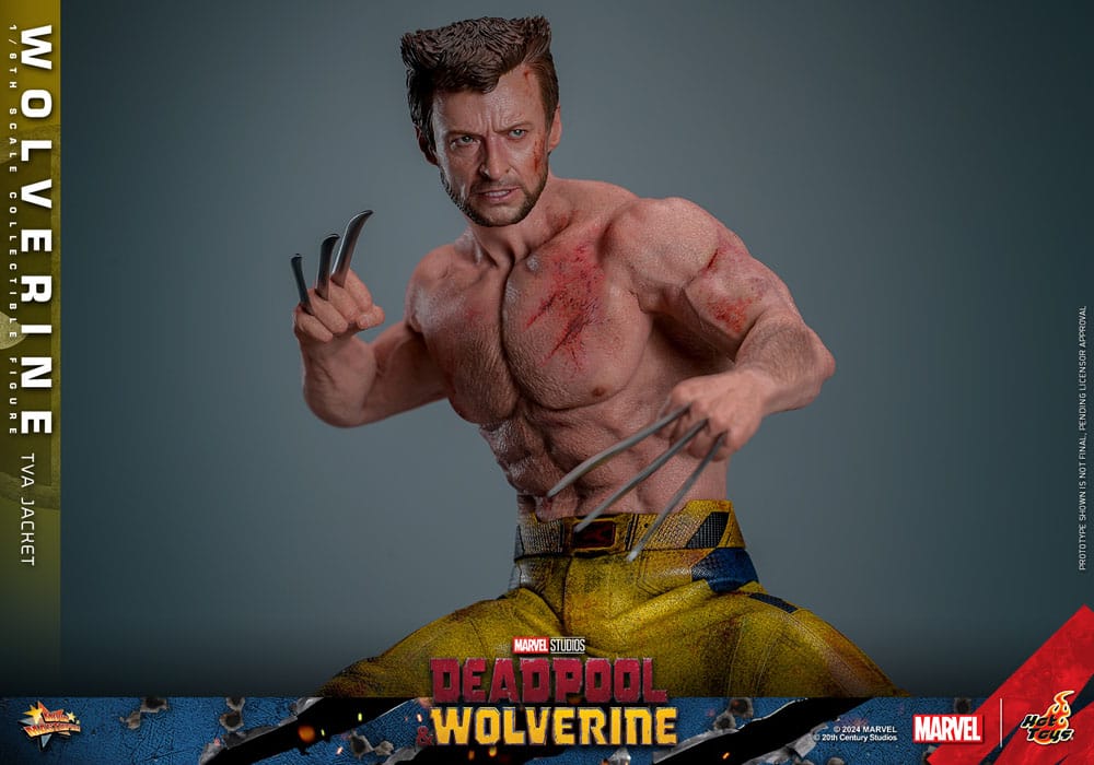Deadpool & Wolverine Movie Masterpiece Actionfigur 1/6 Wolverine (TVA Jacket Version) 31 cm