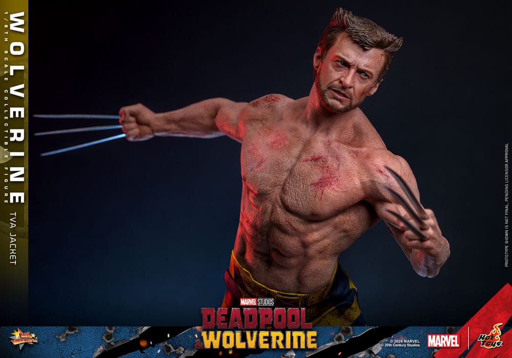 Deadpool & Wolverine Movie Masterpiece Actionfigur 1/6 Wolverine (TVA Jacket Version) 31 cm