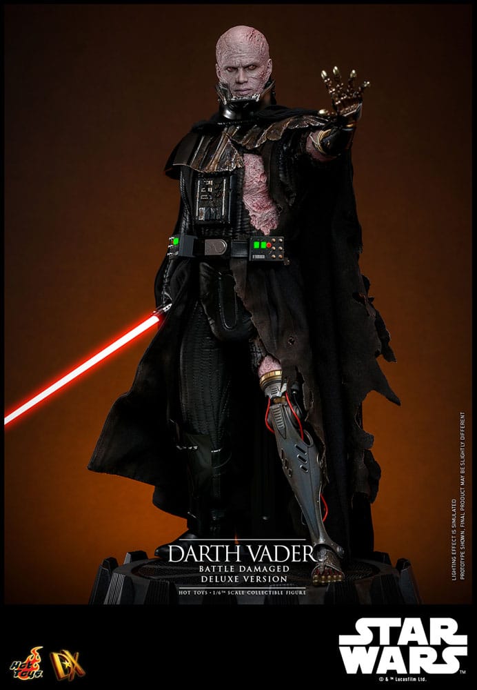 Star Wars Actionfigur 1/6 Darth Vader (Battle Damaged) Deluxe Version 35 cm