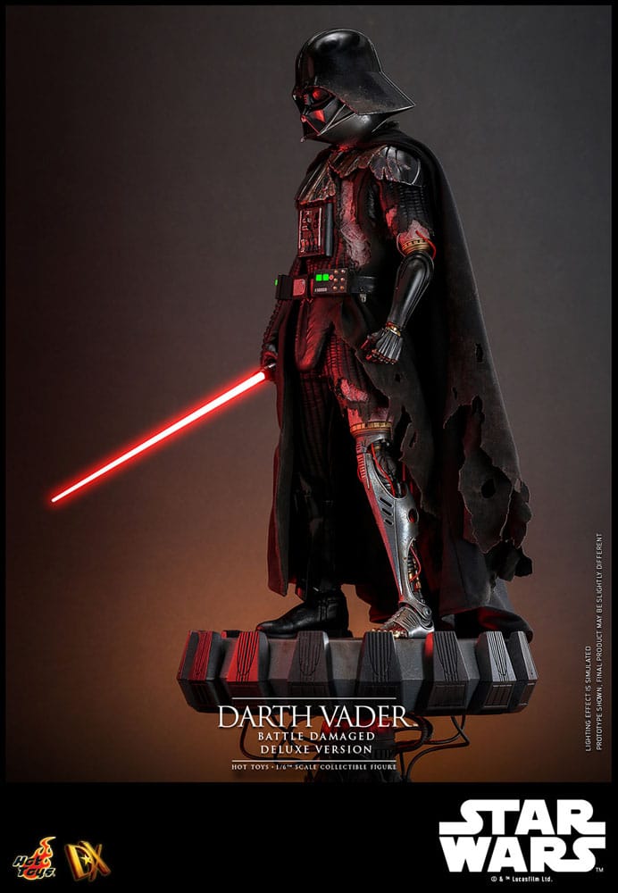 Star Wars Actionfigur 1/6 Darth Vader (Battle Damaged) Deluxe Version 35 cm